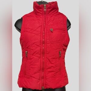 Rafaella Red Quilted Vest